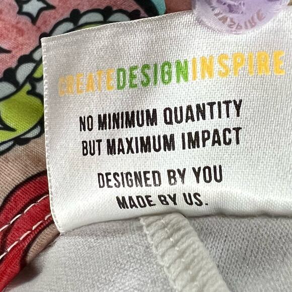 Artscow Custom Swimsuit Dress Women L Blue Multicolor Skater Stretch Art Unique - Picture 12 of 15